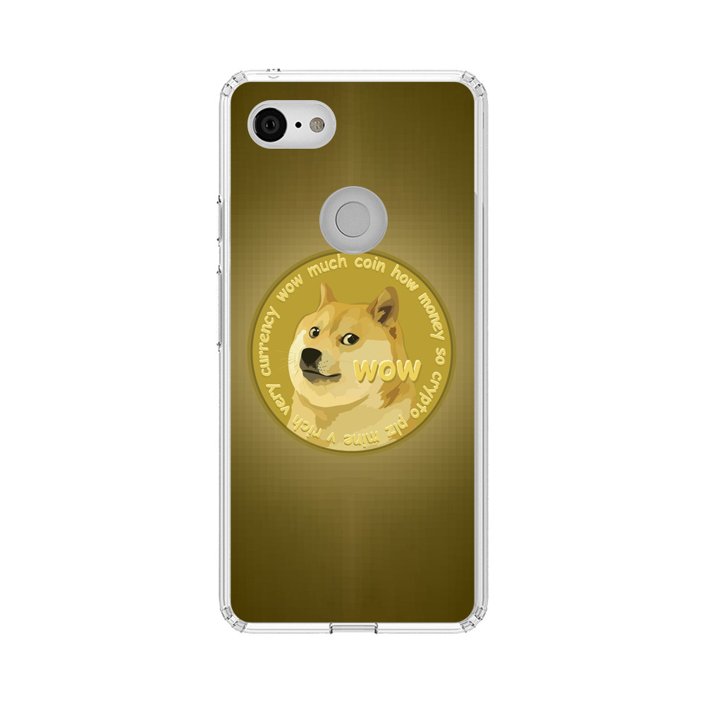Golden Dogecoin Coin Google Pixel 3 Case