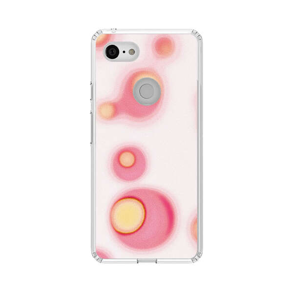 Abstract Pink and Yellow Blobs Google Pixel 3 Case