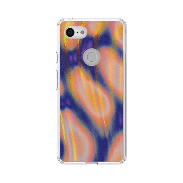 Abstract Vibrant Swirl Art Google Pixel 3 Case