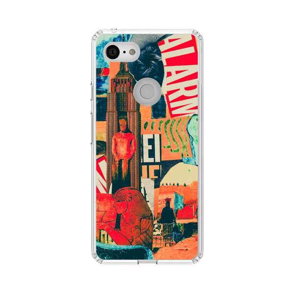 Artistic Urban Collage Google Pixel 3 Case