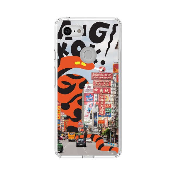 Bangkok Chinatown Snake Street Scene Google Pixel 3 Case
