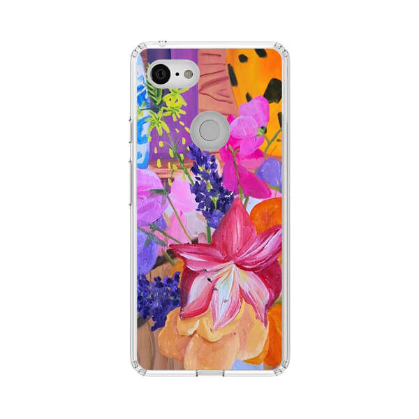Bright Vibrant Floral Still Life Google Pixel 3 Case