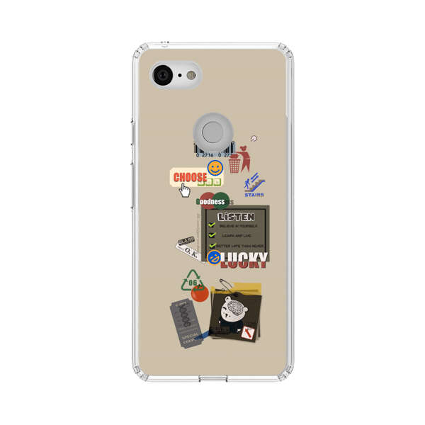 Creative Collage of Motivational Elements Google Pixel 3 Case