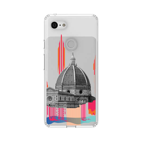 Florence Cathedral Dome Artistic Illustration Google Pixel 3 Case