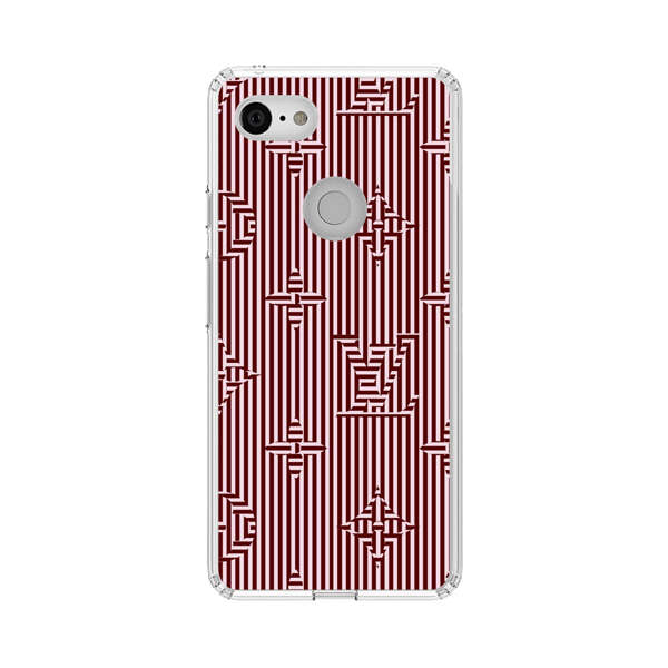 Intricate Geometric Striped Pattern Google Pixel 3 Case