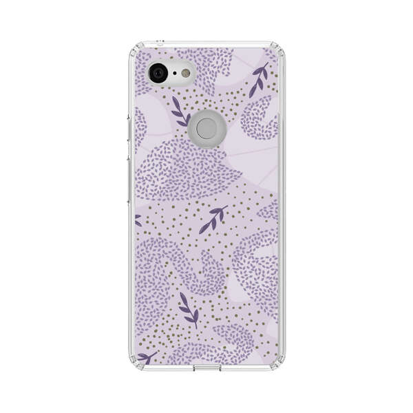 Lavender Swan Pattern Google Pixel 3 Case