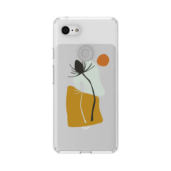 Minimalist Abstract Nature Design Google Pixel 3 Case