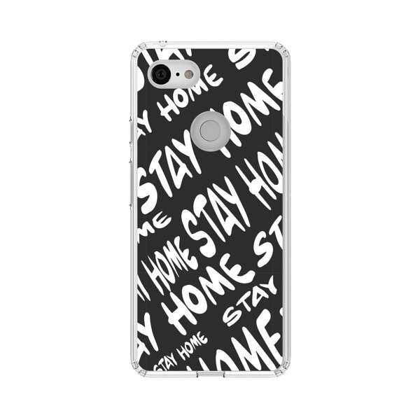 Stay Home Pattern Google Pixel 3 Case