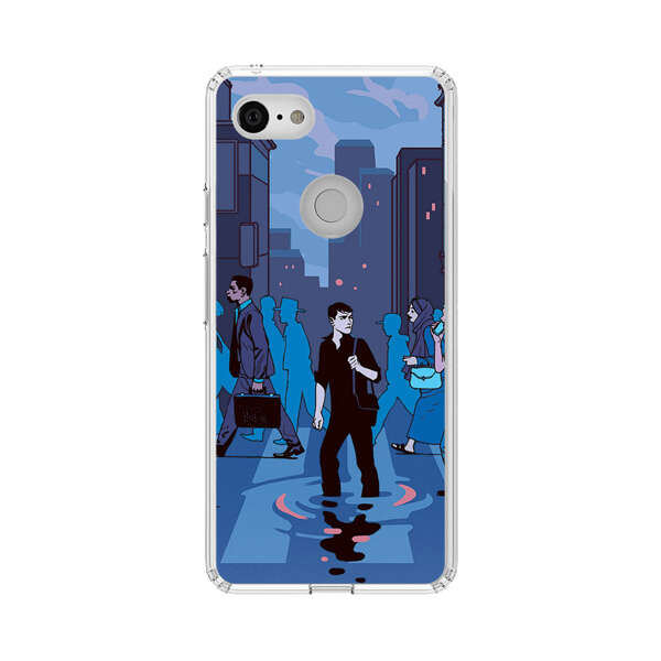 Urban Lonely Person Crosswalk Google Pixel 3 Case