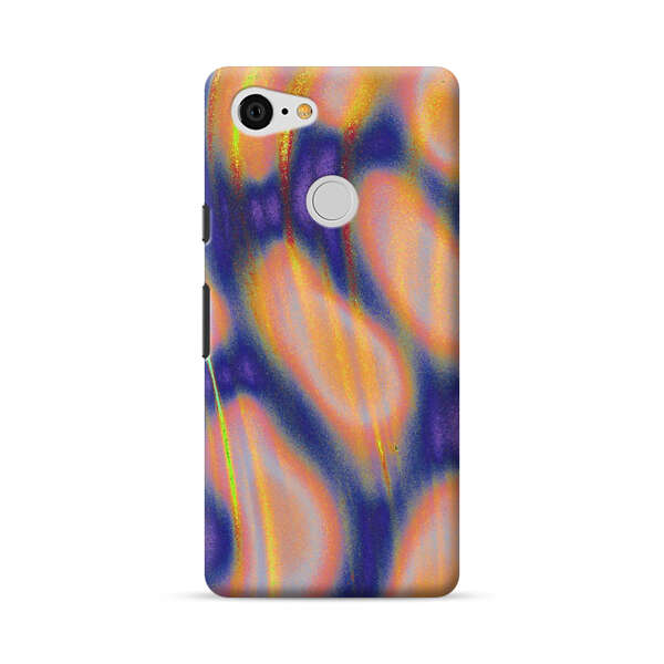 Abstract Vibrant Swirl Art Google Pixel 3 Hard Case