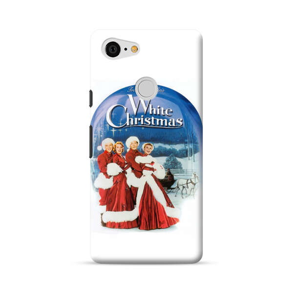 Classic White Christmas Scene Google Pixel 3 Hard Case