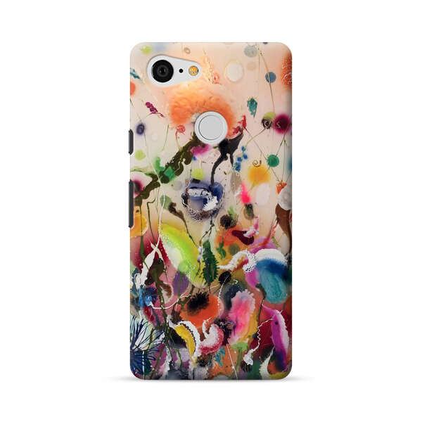 Colorful Abstract Art Google Pixel 3 Hard Case