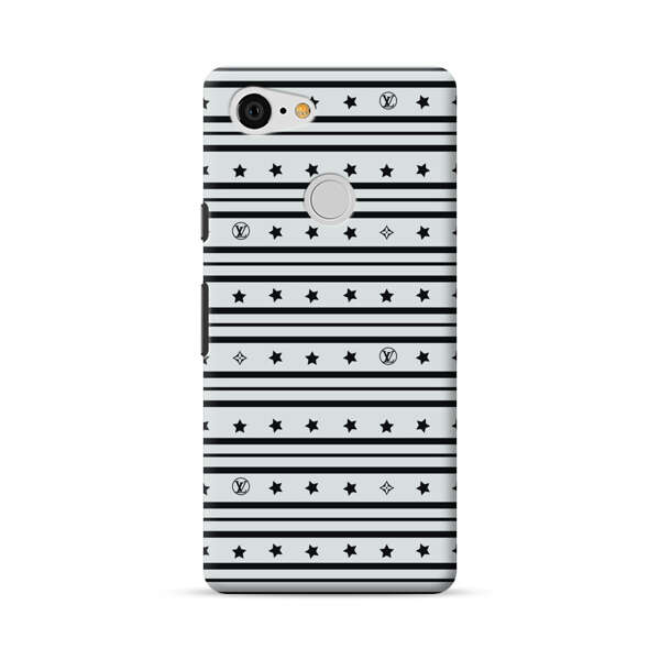 Elegant Stars Geometric Pattern Google Pixel 3 Hard Case