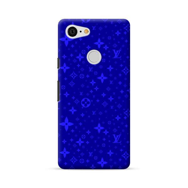 Luxury Blue Designer Pattern Google Pixel 3 Hard Case