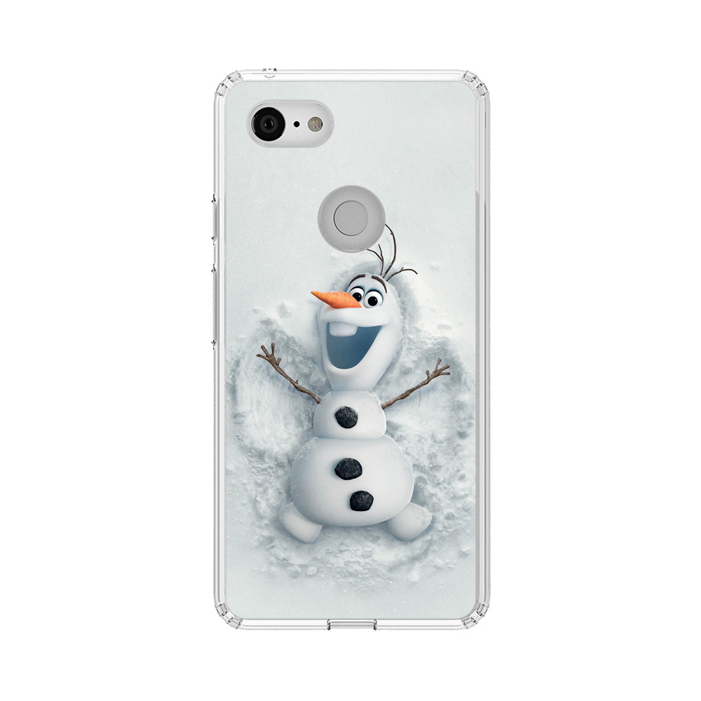 frozen snowman Google Pixel 3 XL Case