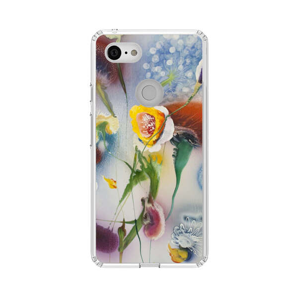 Abstract Colorful Flowers Google Pixel 3 XL Case