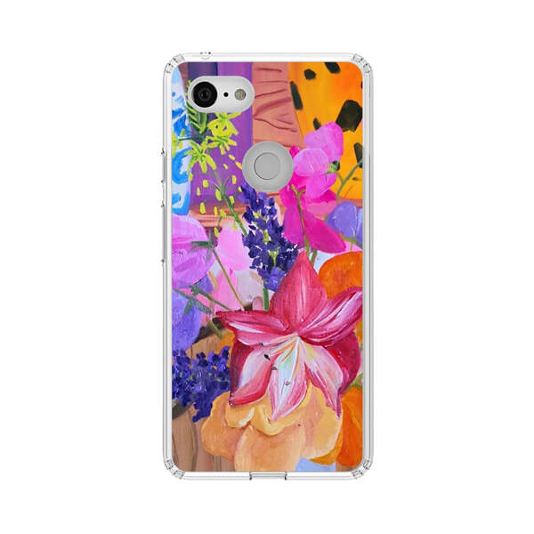 Bright Vibrant Floral Still Life Google Pixel 3 XL Case