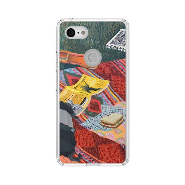 Charming Picnic Scene with Blanket and Food Google Pixel 3 XL Case