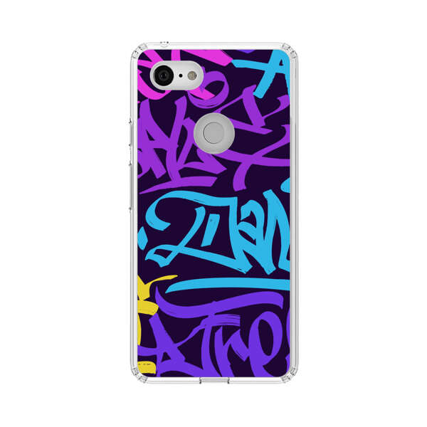 Colorful Graffiti Pattern Google Pixel 3 XL Case