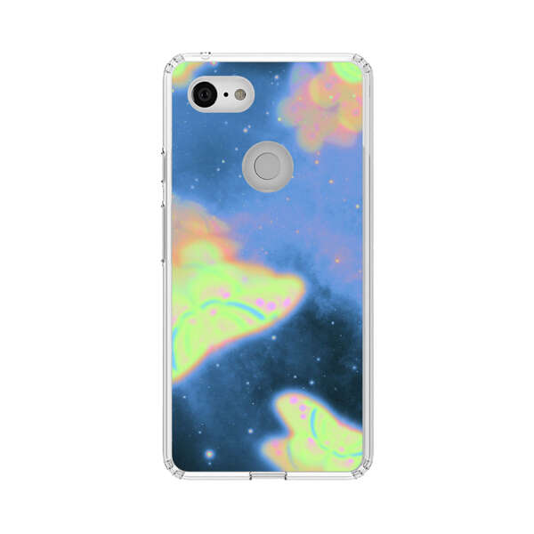 Dreamy Glowing Cosmic Butterflies Google Pixel 3 XL Case