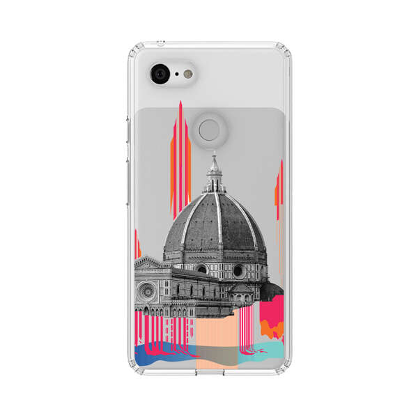 Florence Cathedral Dome Artistic Illustration Google Pixel 3 XL Case