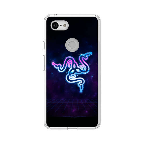 Glowing Neon Triple Snake Google Pixel 3 XL Case