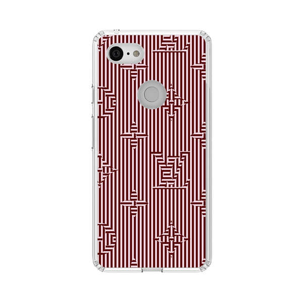 Intricate Geometric Striped Pattern Google Pixel 3 XL Case