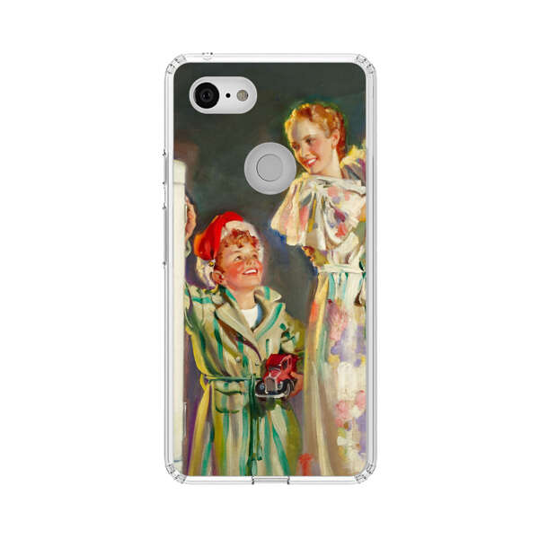 Joyful Family Christmas Celebration Google Pixel 3 XL Case