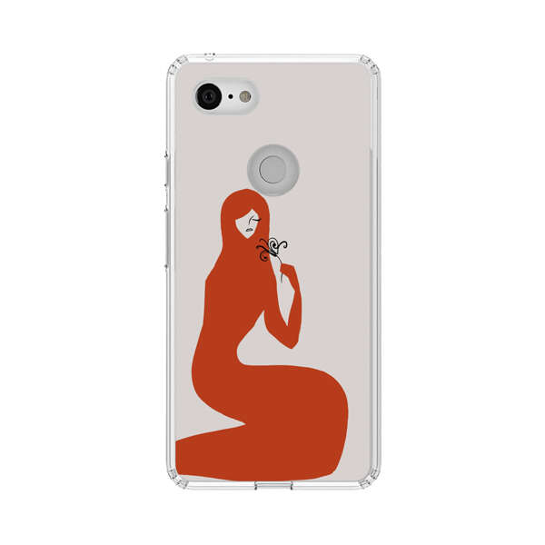 Minimalist Abstract Woman Silhouette Google Pixel 3 XL Case