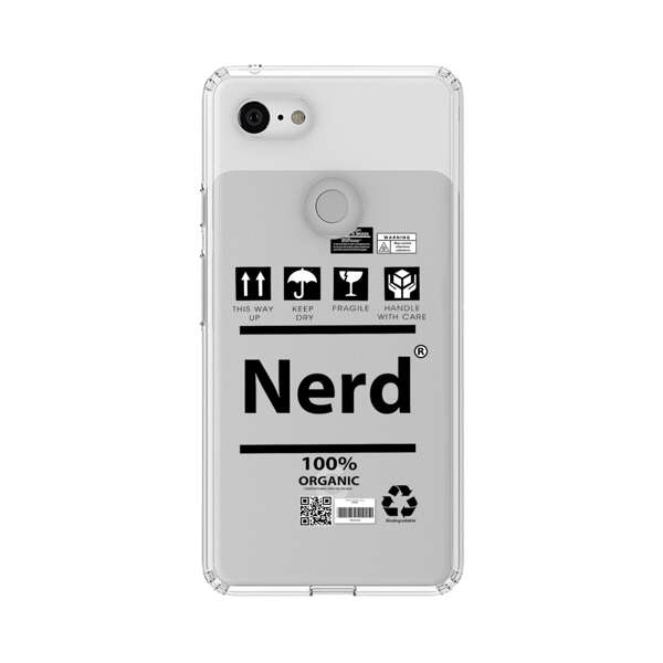 Minimalist Nerd Shipping Icons Design Google Pixel 3 XL Case