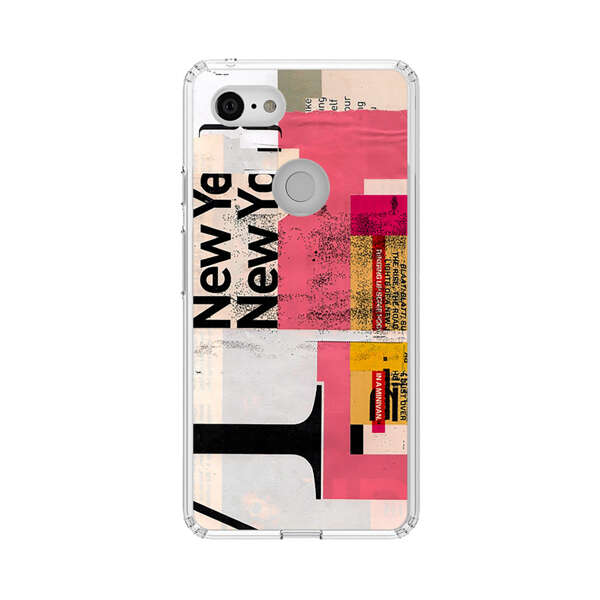 Modern Abstract Collage Artwork Google Pixel 3 XL Case