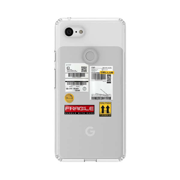 Shipping Labels and Fragile Handling Stickers Google Pixel 3 XL Case