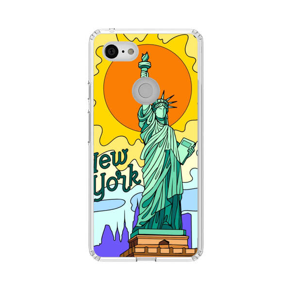 Statue of Liberty New York Artistic Sun Google Pixel 3 XL Case