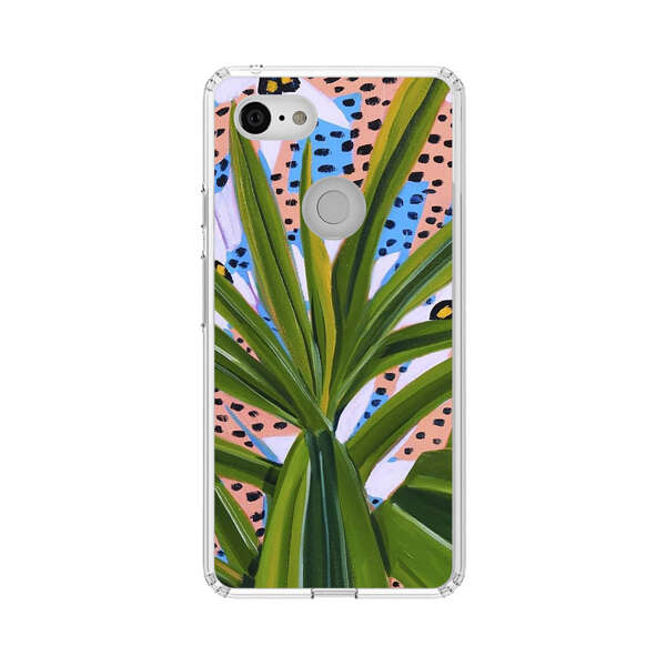Tropical Leaves Abstract Pattern Google Pixel 3 XL Case