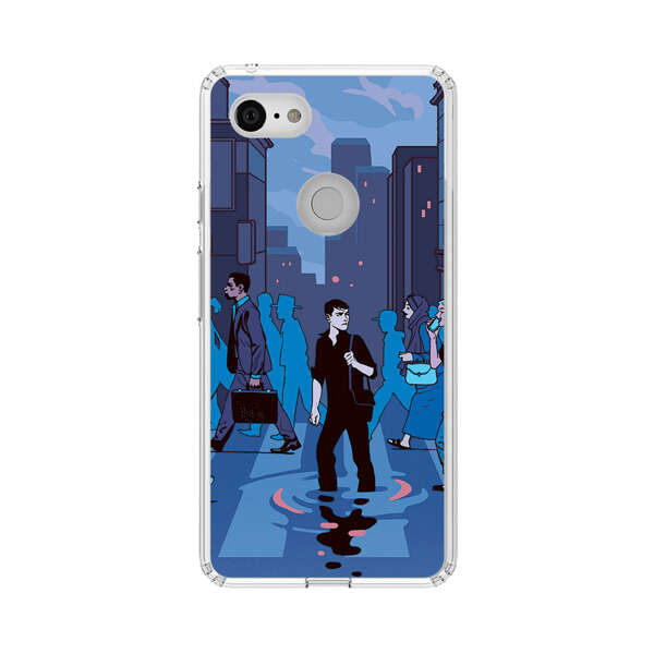 Urban Lonely Person Crosswalk Google Pixel 3 XL Case
