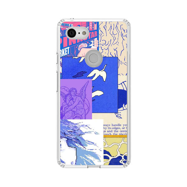 Vibrant Retro Pop Art Collage Google Pixel 3 XL Case