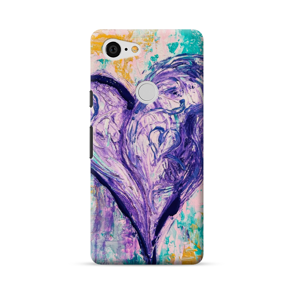 heart artwork Google Pixel 3 XL Hard Case