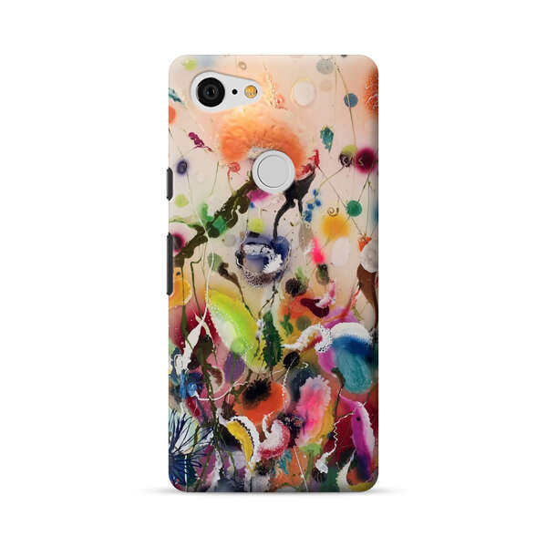Colorful Abstract Art Google Pixel 3 XL Hard Case