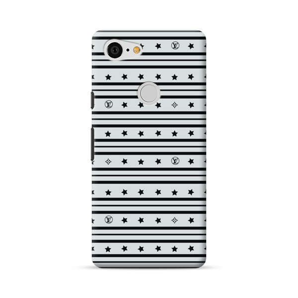Elegant Stars Geometric Pattern Google Pixel 3 XL Hard Case