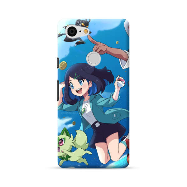 Vibrant Cartoon Characters Adventure Google Pixel 3 XL Hard Case
