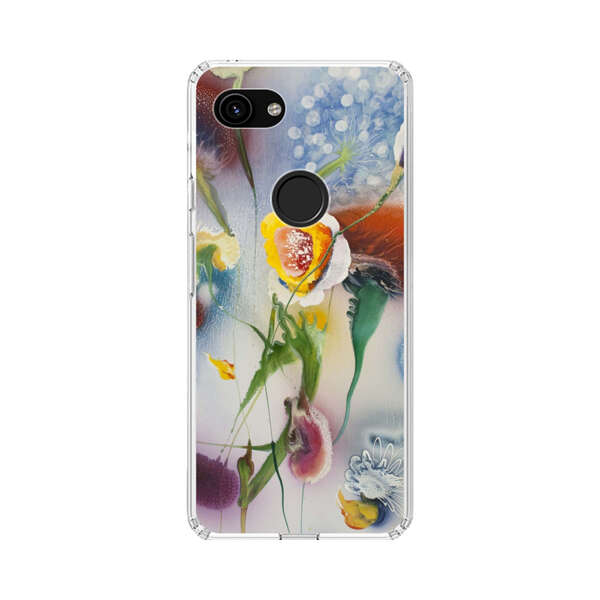 Abstract Colorful Flowers Google Pixel 3a Case