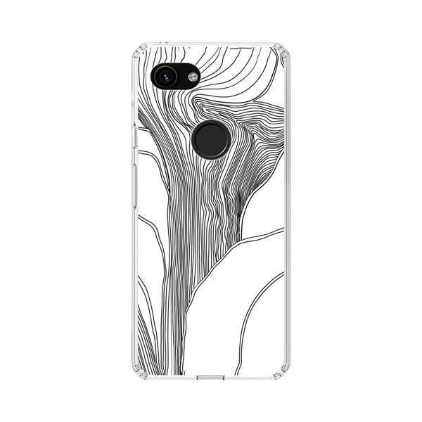 Abstract Line Art Design Google Pixel 3a Case