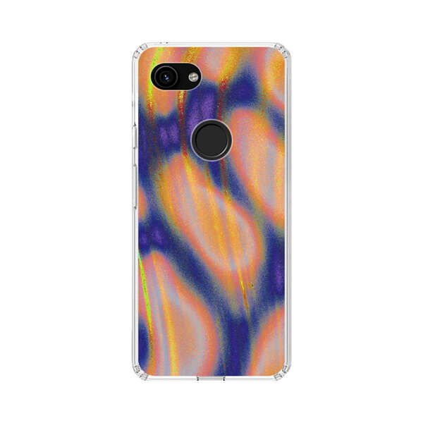 Abstract Vibrant Swirl Art Google Pixel 3a Case