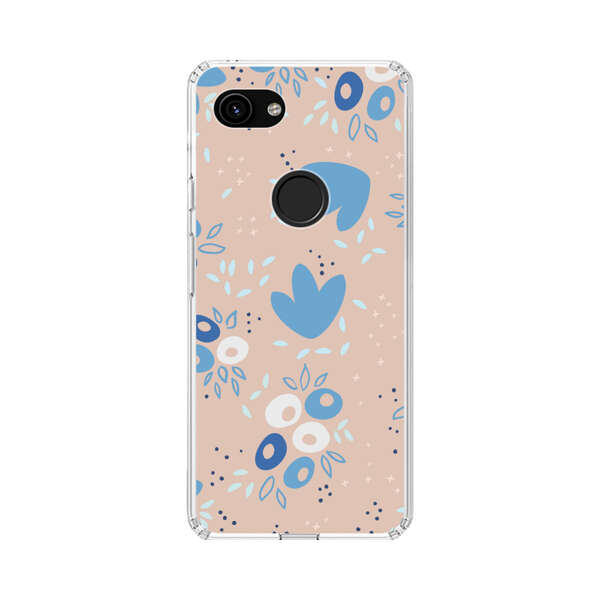Blue Floral Pattern Google Pixel 3a Case
