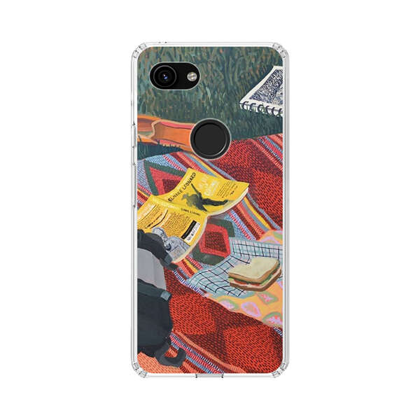 Charming Picnic Scene with Blanket and Food Google Pixel 3a Case