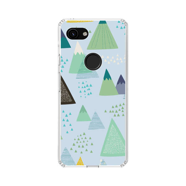 Colorful Abstract Mountain Pattern Google Pixel 3a Case