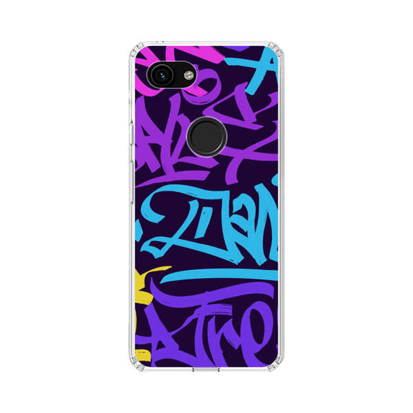 Colorful Graffiti Pattern Google Pixel 3a Case