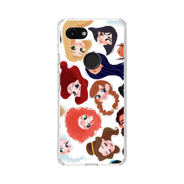 Diverse Animated Girl Faces Google Pixel 3a Case