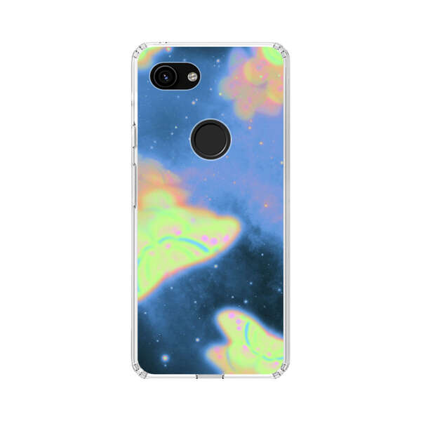 Dreamy Glowing Cosmic Butterflies Google Pixel 3a Case