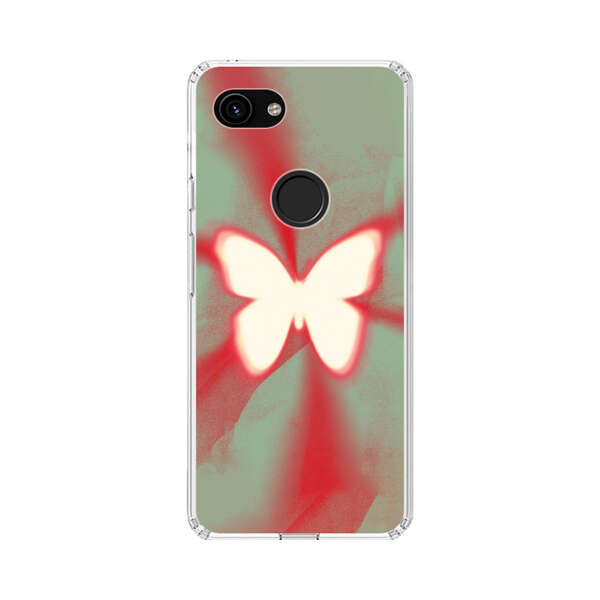 Glowing White Butterfly Abstract Radiant Design Google Pixel 3a Case